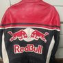 Red Bull Motorbike Leather Jacket Image 2