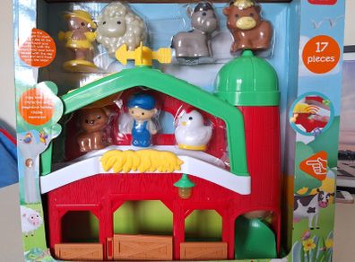 Playgo Interactive Animal Farm Play Set
