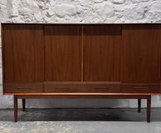 Mid Century Modern Danish Teak Sideboard by Kurt Ostervig