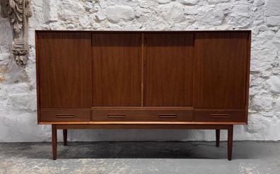 Mid Century Modern Danish Teak Sideboard by Kurt Ostervig