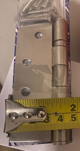 internal door hinges (satin stainless steel)