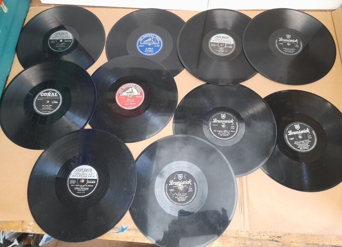 Rock & Roll 78 rpm records.