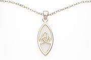 925 Vintage Sterling Silver Celtic Knot Necklace