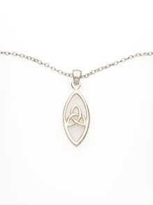 925 Vintage Sterling Silver Celtic Knot Necklace