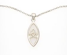 925 Vintage Sterling Silver Celtic Knot Necklace