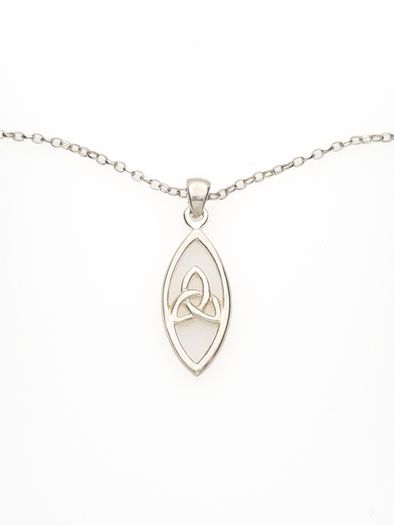 925 Vintage Sterling Silver Celtic Knot Necklace