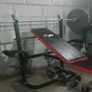 Rival weight bench with Olympic bar an 2 20kg plates Image 6