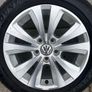 Genuine Volkswagen 16" Alloys & Tyres - Like New, Dunlop Tyres Image 6