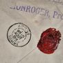 Stamp envelope. France 1889 Postal History Cover Berck-Plage Grand Hotel Lionroger Wax Seal Amiens. antique, 19th-century, mail, envelope, commerce, tourism, maritime, railway, train, transit, postmark, cancellation. Image 5