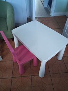 ikea kids table and chair