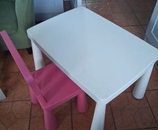 ikea kids table and chair
