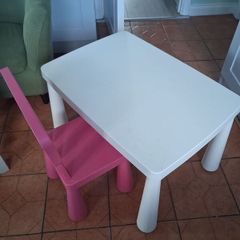 ikea kids table and chair