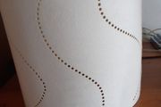 Large textured cream pendant shade .Very good condition 5 euro