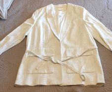 Brocade-style woman's jacket.