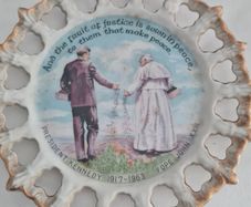 ceramic commemorative wall plate