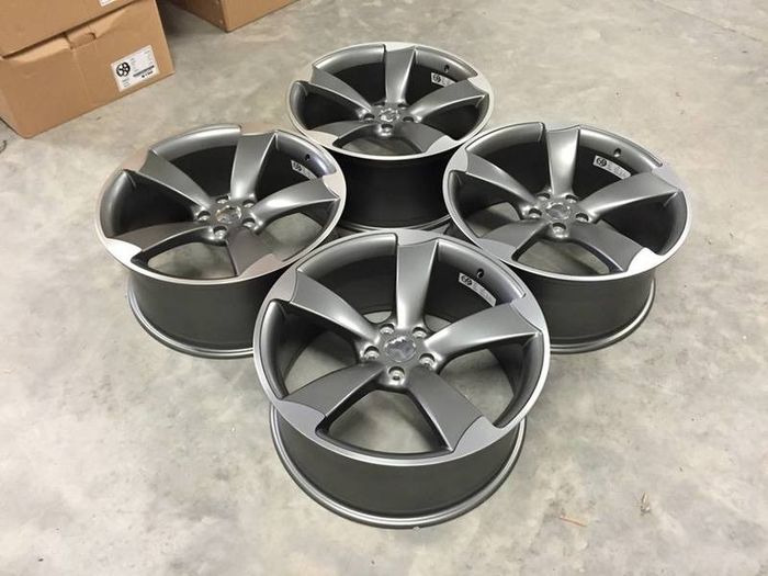 18" Inch Audi Ttrs Style Alloy Wheels - Vw Polo - Seat Ibiza - Audi A1 S1 Tt Mk1 Skoda Fabia - 5x100
