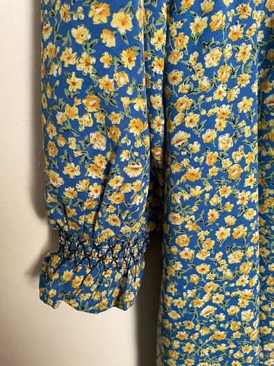 Rowan Avenue Dress size 14 / 16 blue floral mix -  New