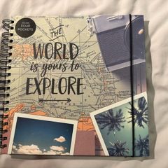 Travel journal scrap book