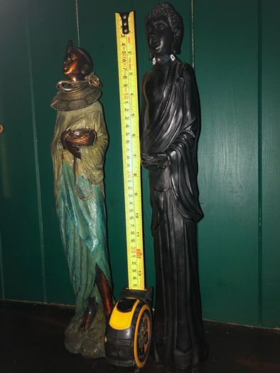 tall african  figures