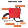 Heater 140+30 power supply  12v Portable All In One  Diesel Air Heater with LCD Monitor Car parking Air Heater for Campervan Tent Trucks Image 5