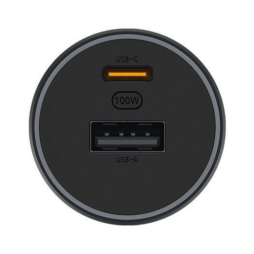 Xiaomi Mi 100W PD/PPS/QC4.0 Dual USB Mobile/Tab/Laptop Super Fast Car Charger + 1M USB-C PD 100W Charging Cable (Brand New/Warranty)