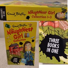the naughtiest girl collection by Enid Blyton, 3 books in 1