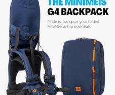 Minimeis baby shoulder carrier plus backpack