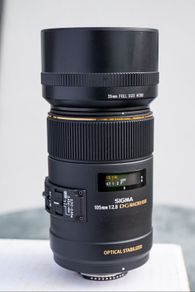Sigma 105mm lense 1:2.8 DG MACRO HSM.