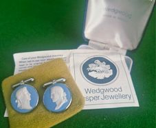 Vintage Wedgwood  Cufflinks.