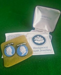 Vintage Wedgwood  Cufflinks.