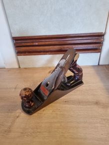 Vintage No.5 Wood Smooth Bottom Plane Footprint Made In England