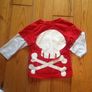 Fab Red and White Top Age 12-18 Months Image 2