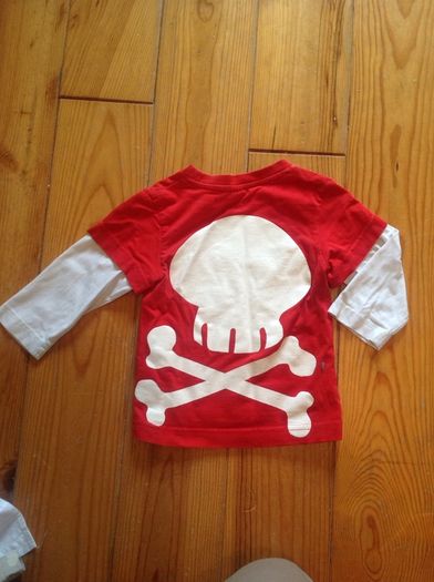 Fab Red and White Top Age 12-18 Months