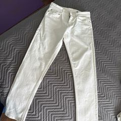 Marks & Spencer Women's Cream and White Jeans
