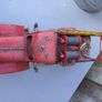 Vintage Metal Fire Truck Image 5