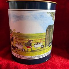 Small tin bin