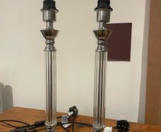 Two Tall Table Lamps