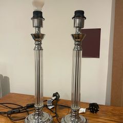 Two Tall Table Lamps