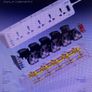 10 Socket Universal Power Strip, USB & C-type x6 Image 6