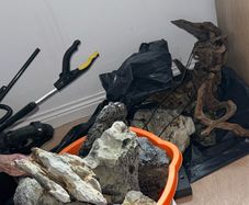 A huge amount of Siryu rocks and large piece of redwood for tank