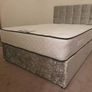 New Double,4ft ,4ft6 King 5ft And Superking 6ft Sizes Divan Beds Instock. Multiple Headboard Designs And Tufted Mattresses Instock Image 2