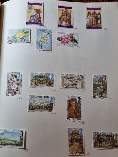 MAURITIUS album with stamps