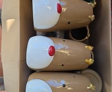 christmas vases