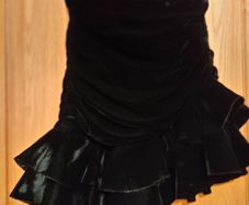 Velvet skirt from Zara