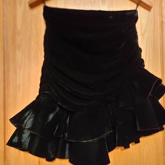 Velvet skirt from Zara