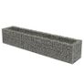 Gabion Raised Bed Galvanised Steel 270x50x50 cm Image 3