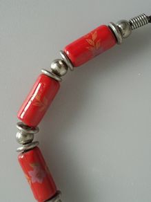 Corded Beaded Necklace