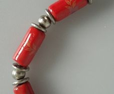 Corded Beaded Necklace