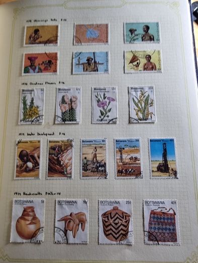 Stamp album 153 Botswana, Lesotho