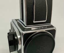 Hasselblad 500 cm vintage medium format film camera and A12 film back